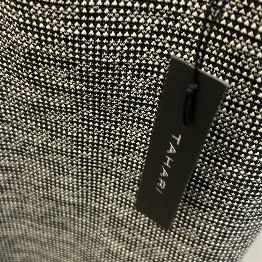 Tahari Monochrome Knit Dress - Picture 3 of 4